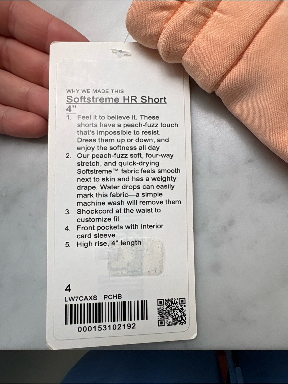 Lululemon Softstreme 4” Shorts - Picture 3 of 3